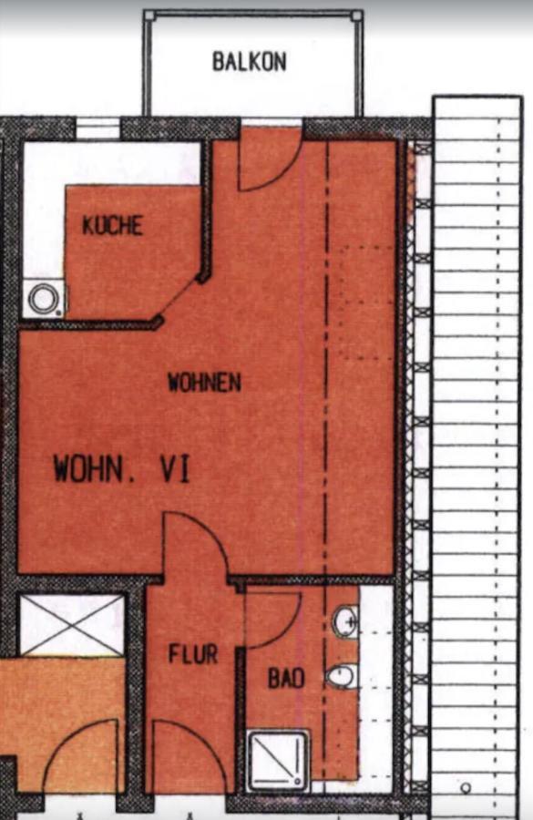 Fewo "Rabennest " Gemuetliche Wohnung Nahe Rabensteinklinikum - Kein Separates Schlafzimmer, Studiowohnung Хемниц Экстерьер фото