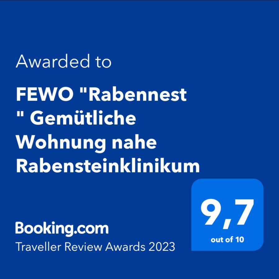 Fewo "Rabennest " Gemuetliche Wohnung Nahe Rabensteinklinikum - Kein Separates Schlafzimmer, Studiowohnung Хемниц Экстерьер фото